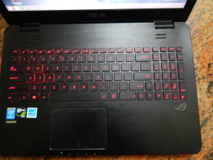 Asus G551JK Keyboard and Touchpad