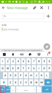 Shift between Languages