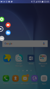 AZ Screen recorder floating controls