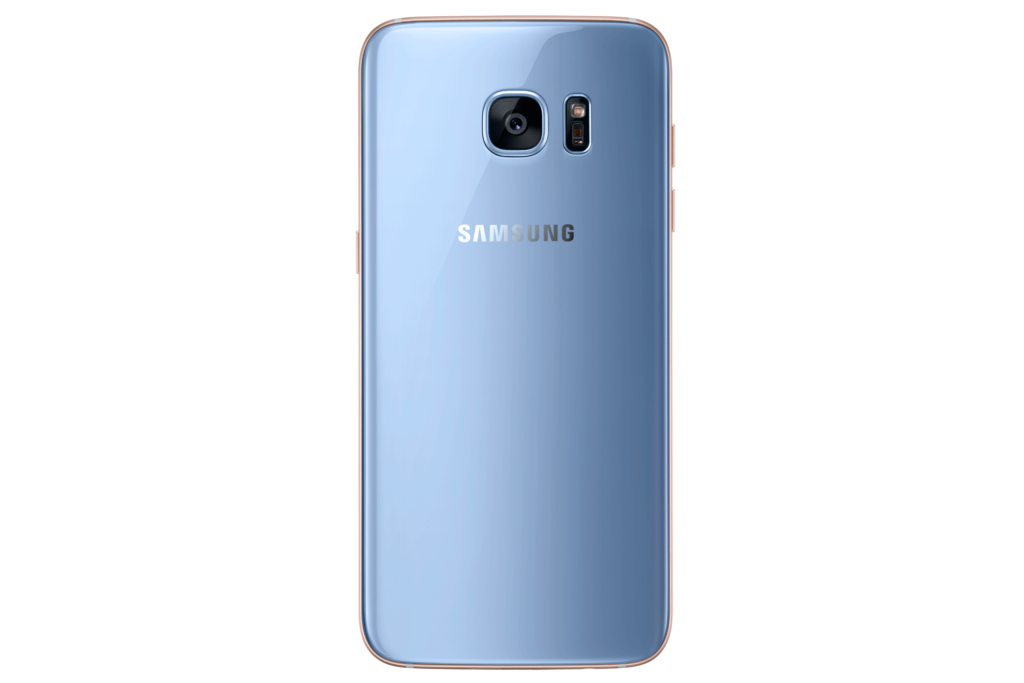  Galaxy S7 Edge Blue Coral Back