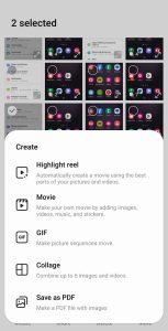 PDF from multiple photos